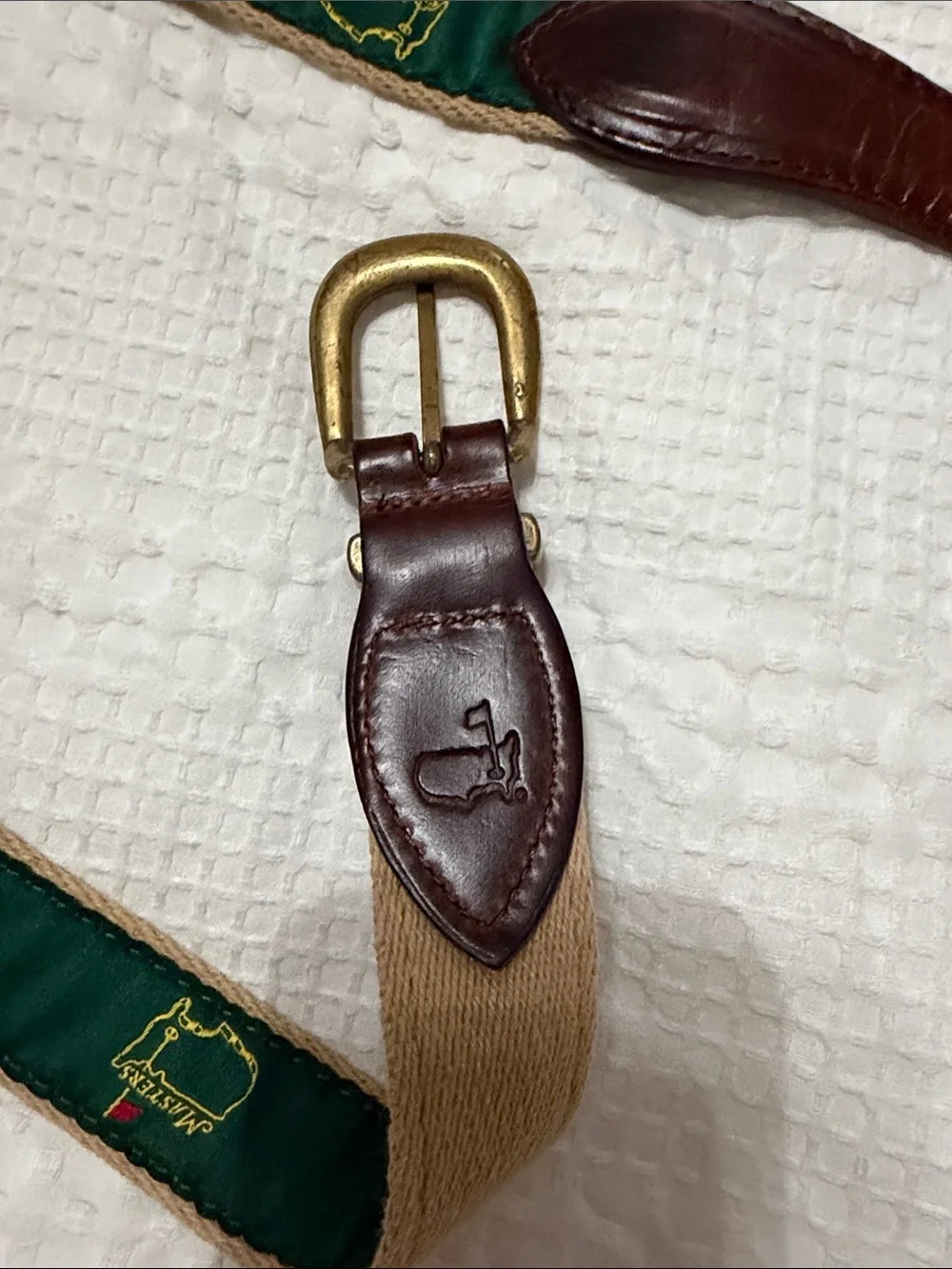 Masters green woven
